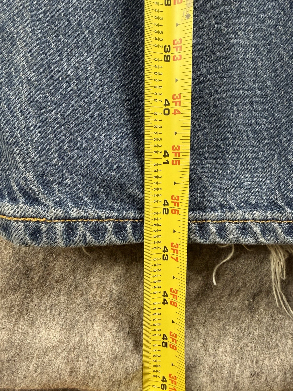 Levi’s Regular Fit Straight Regular Wash Denim Jeans Levi’s 505 Series Men 36×34
