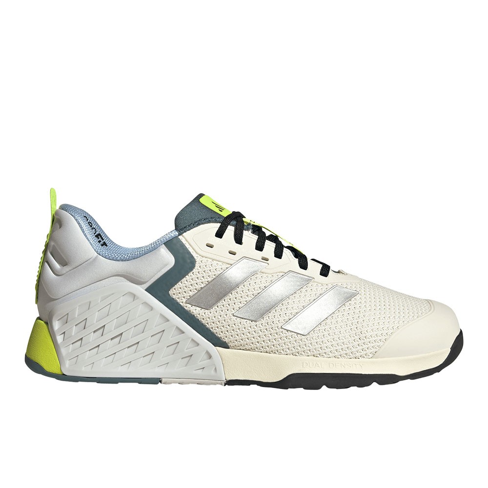 adidas Dropset 3 Training Mens White Sneakers Athletic Shoes JR1762