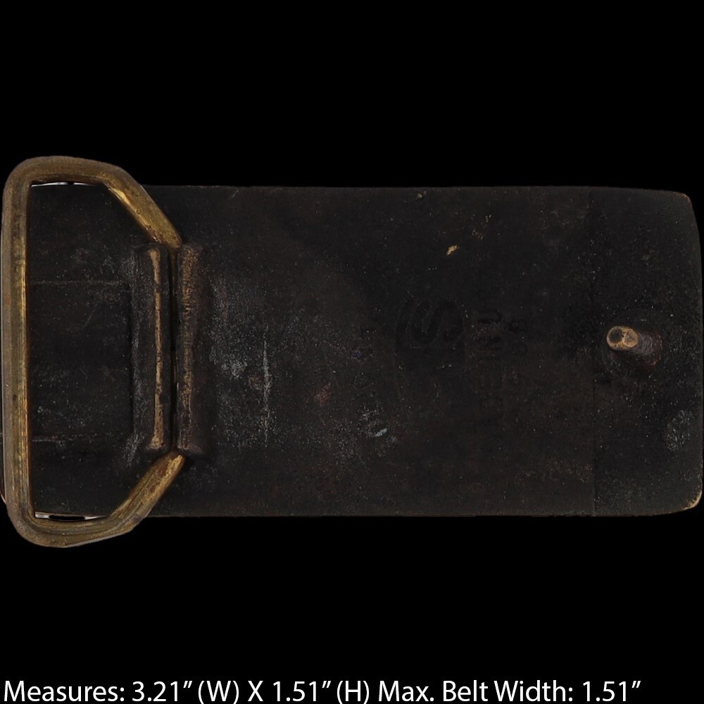 Brass Key Power Solutions Fujian Co Energy Utilities 1970s Vintage Belt Buckle