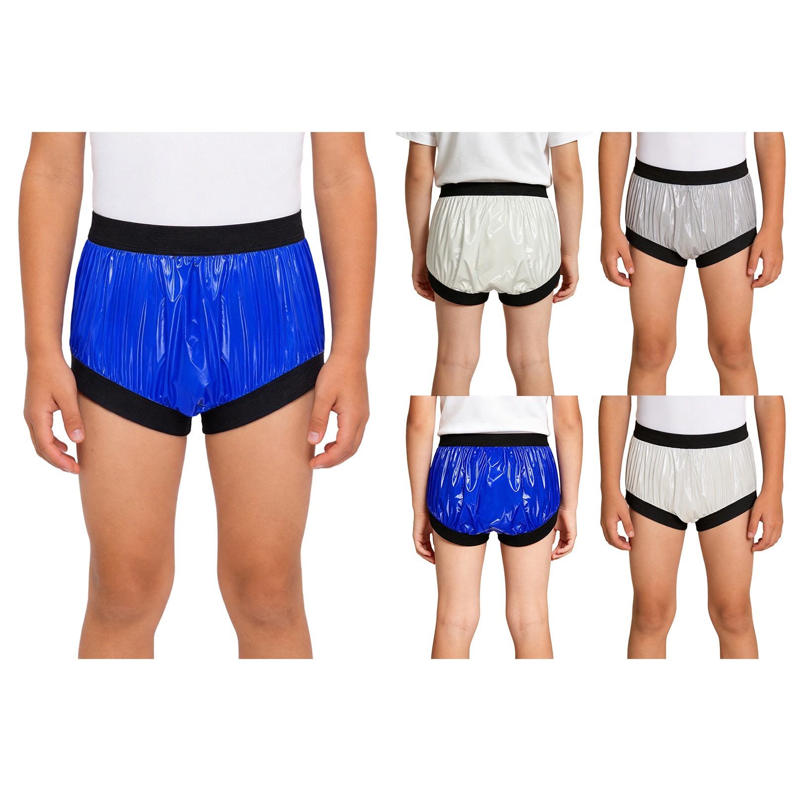 Kids Boys Girls Briefs Flexible Patients Practical Underwear Splash‑Resistant