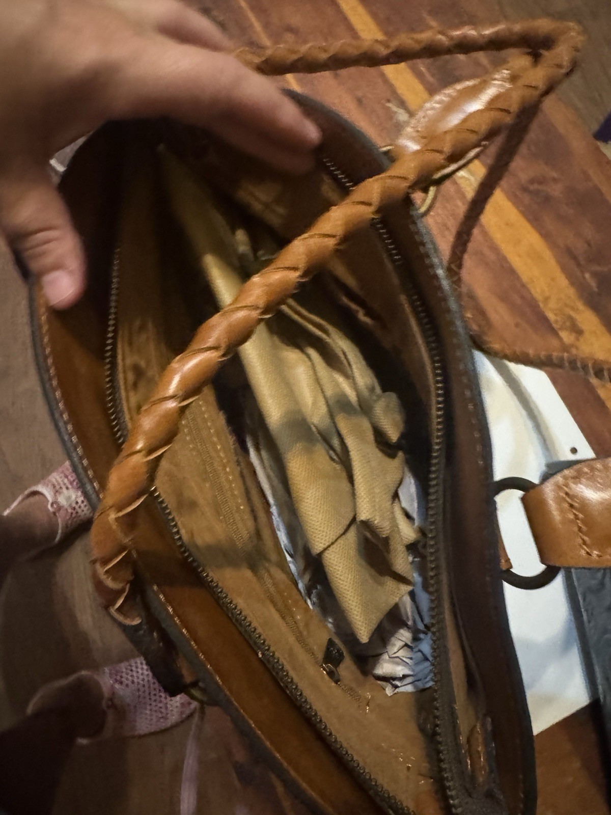 Patricia Nash Leather Handbag