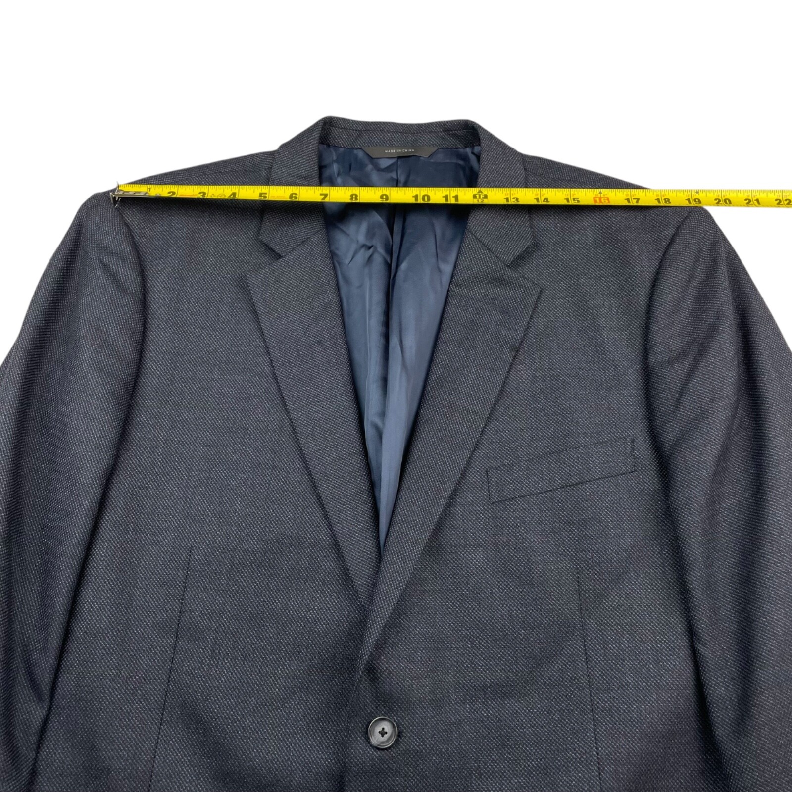 John W. Nordstrom Men’s 100% Wool 2-Button Blazer Blue • 48L US