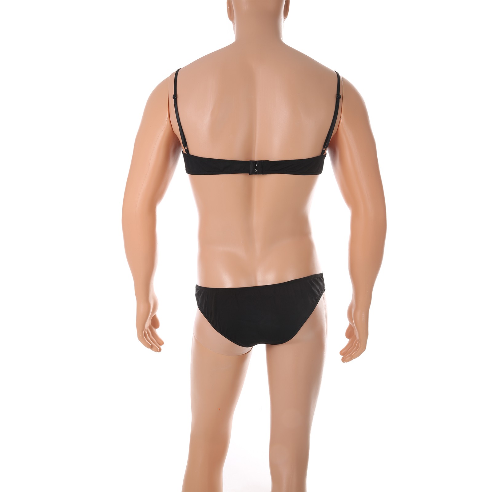 Set of Men Bra Briefs Sissy Sexy Underwear Lingerie Tops Panties Underpants