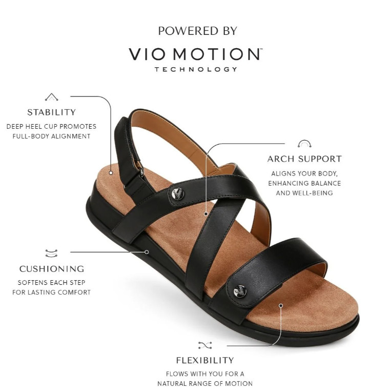Vionic Women’s Cypress Strappy Sandal – No Import Fees