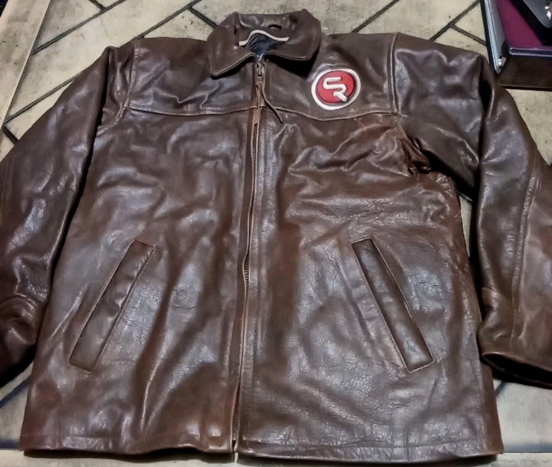 Epic Leader “Every Dynasty Has An Epic Leader” Quarter Horse Leather Jacket M