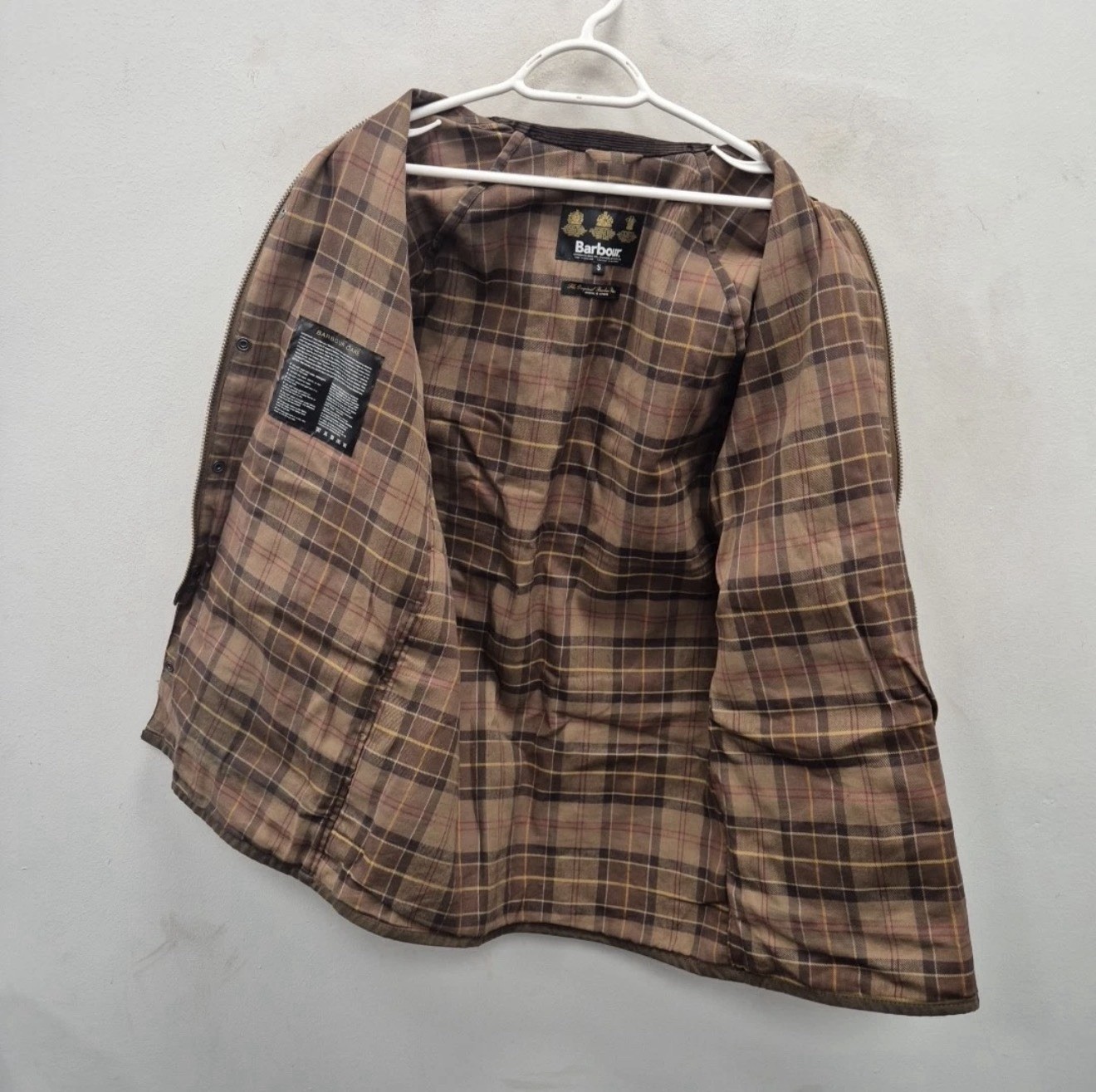 Barbour Beaufort Men’s Waxed Jacket, Bark Size S