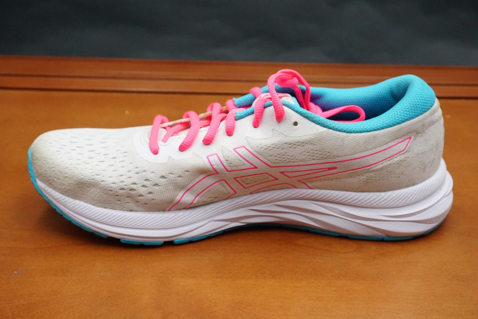 ASICS GEL-EXCITE 7 Shoes Womens Size 11 White Mesh Running Low Top Sneakers