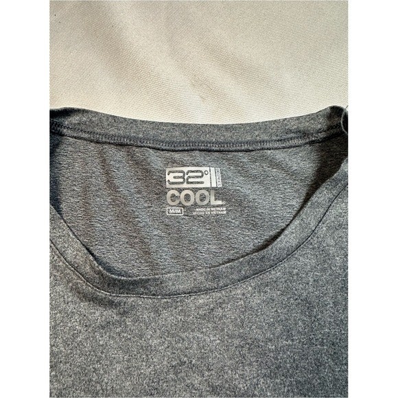 32 Degrees Men’s Heather Gray Crew Neck Performance Tee