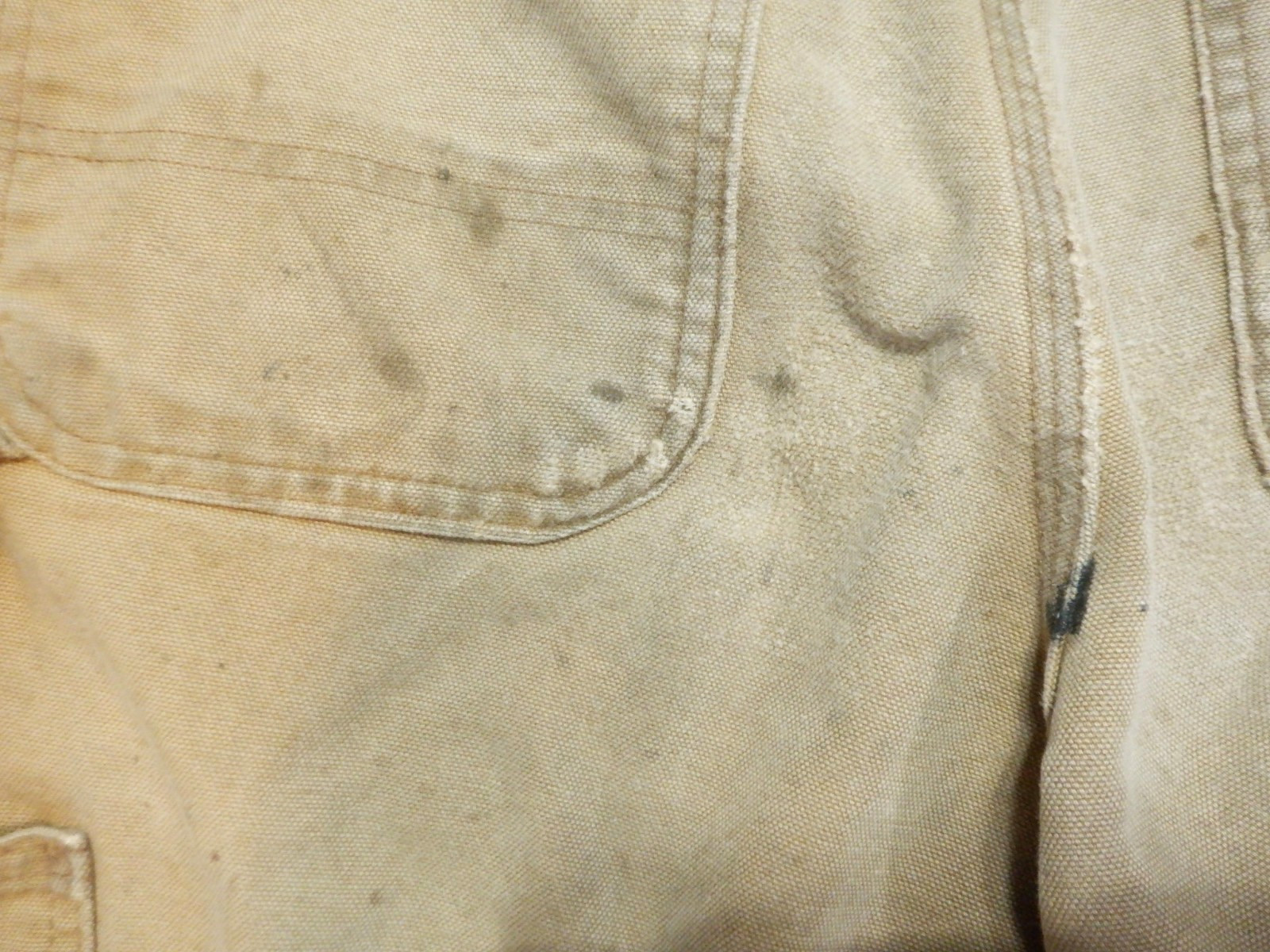 Carhartt Work Pants, Distressed Faded Well worn Stains rips, B11, Mens 31/30