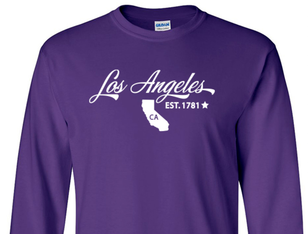 Los Angeles California T-Shirt Long Sleeve Graphic tee