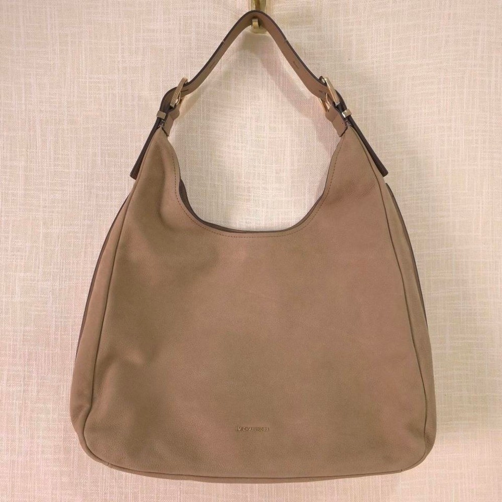 MICHAEL Michael Kors Nolita Large Nubuck Hobo Shoulder Bag – Husky