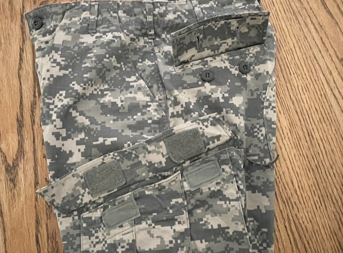 Vintage Military Digital Camo Tactical Pants, Small -Long, 32 1/2,by 35 1/2