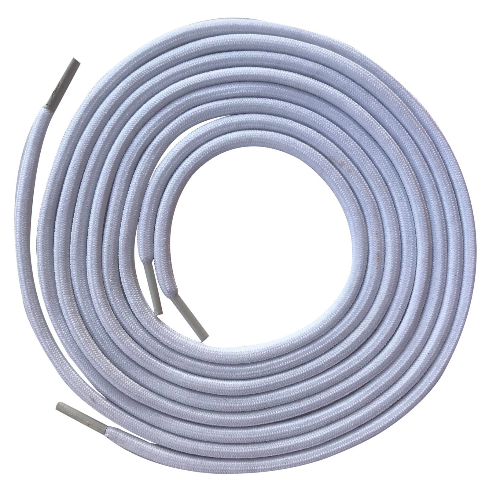4 pairs white round boot shoe laces for hiking work 38 40 45 48 54 60 63 72 inch