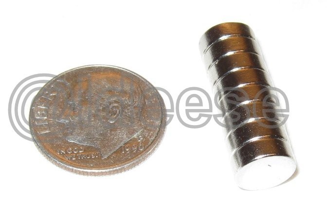 Magnetic Collar Stays Replacement Power Button style magnets 4 Pair Magnets New