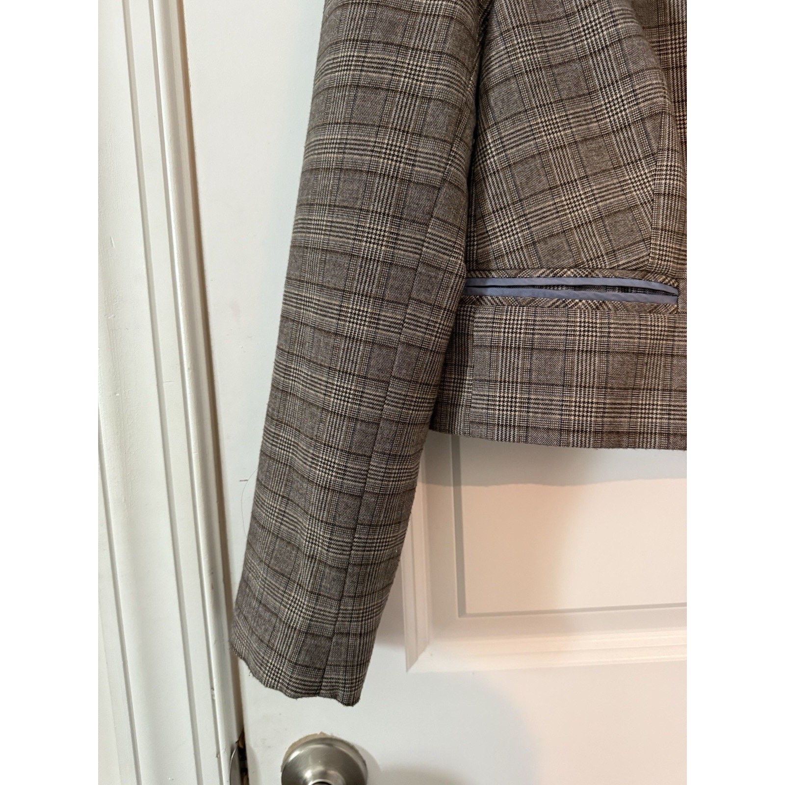 Rita Ora Plaid x Primark Cropped Blazer Women’s Size 10