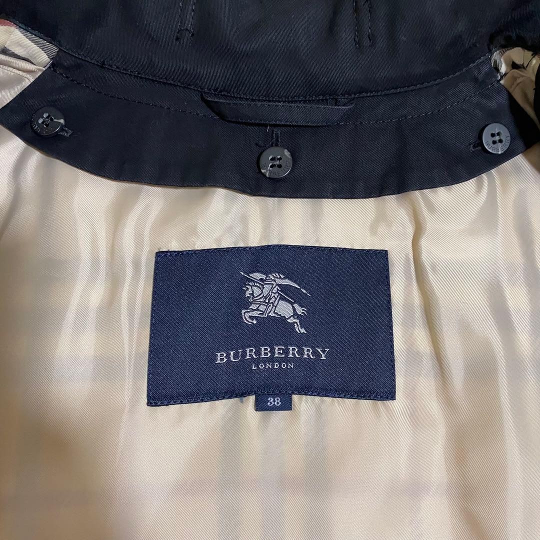 BURBERRY LONDON Nova check trench coat belt liner