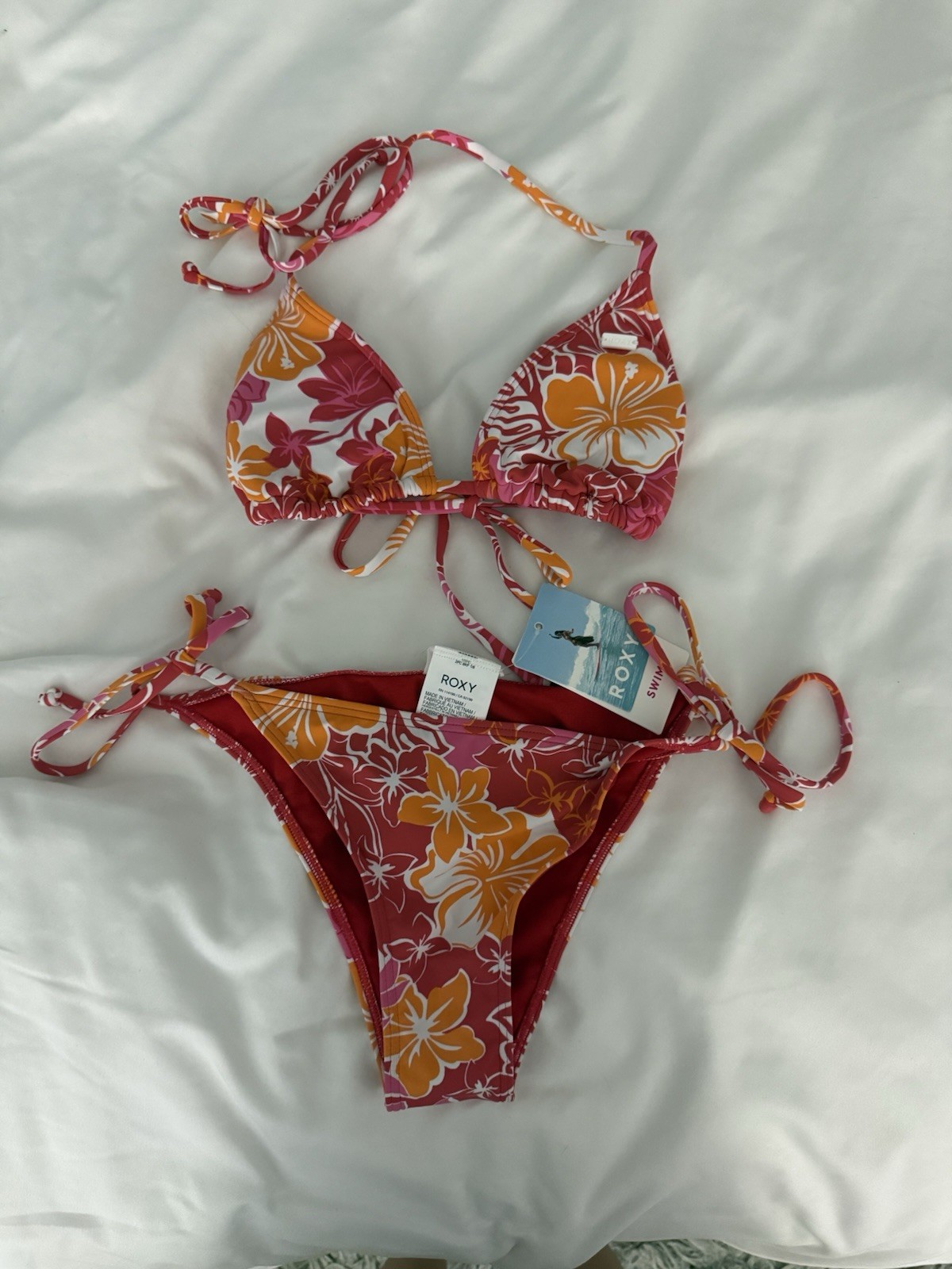 Roxy Sea Spray two-piece bikini set Brand New With Tags Size S