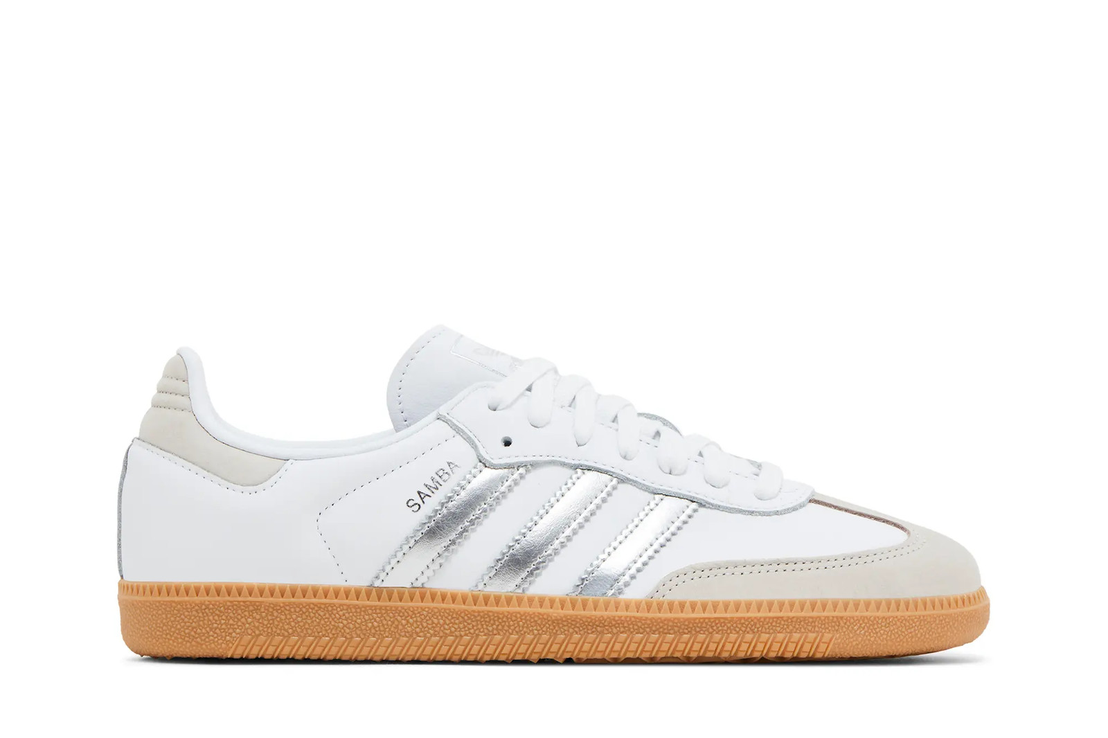 adidas Womens Samba OG White Silver Metallic Grey JI2725 Available Now