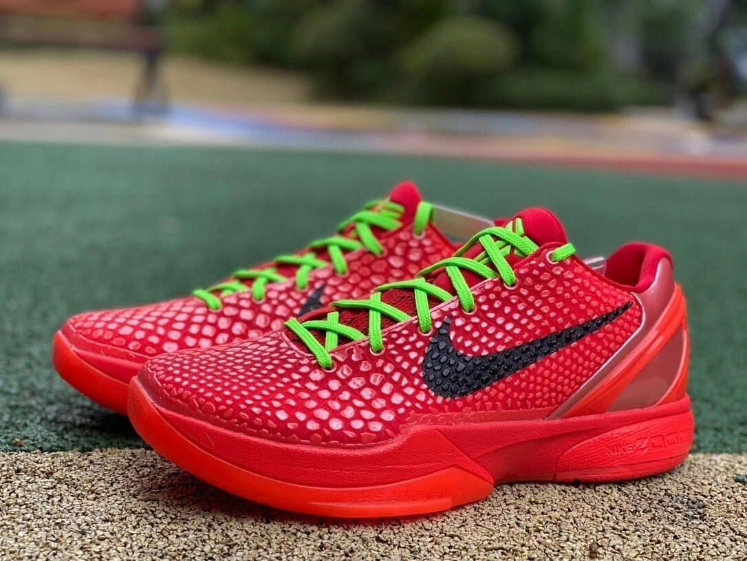 Kobe 6 Protro Reverse Grinch FV4921-600 All Men’s Size US -12