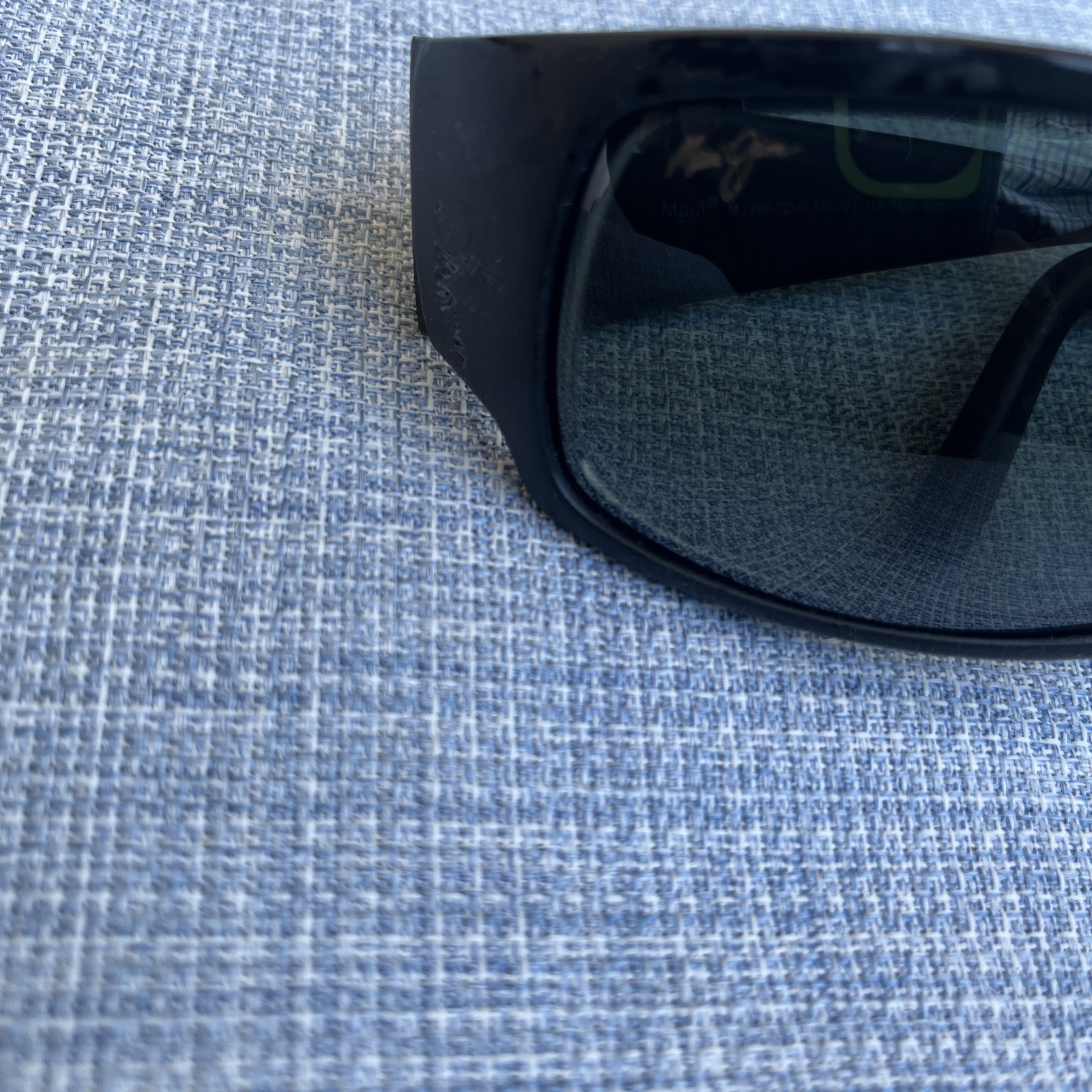 Maui Jim Sunglasses MJ266-02MR World Cup STG BG Black Lenses Matt Made In Italy
