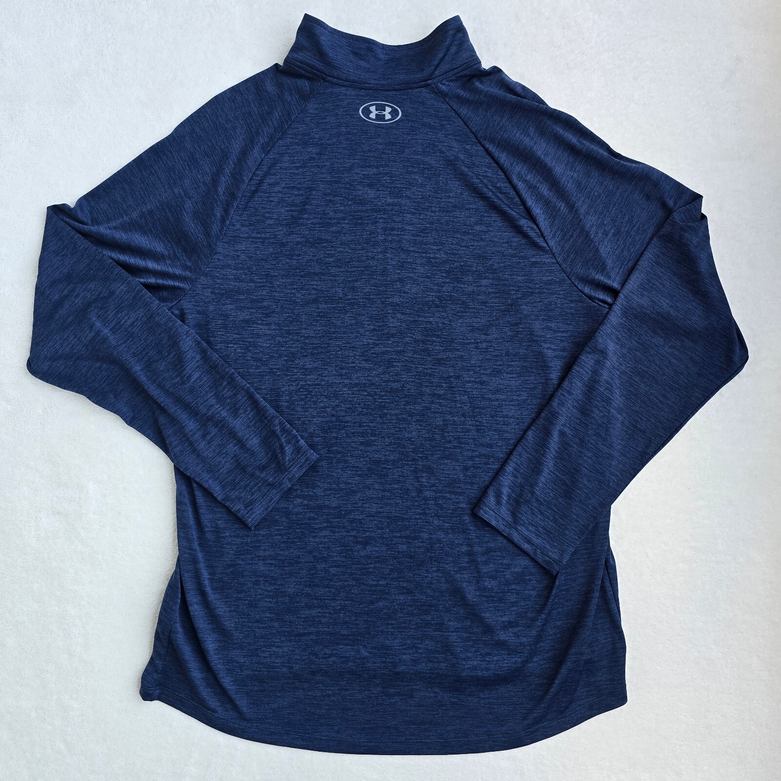 Under Armour Men’s Tech 2.0 1/2 Zip Pullover – Navy Blue Heathered XL