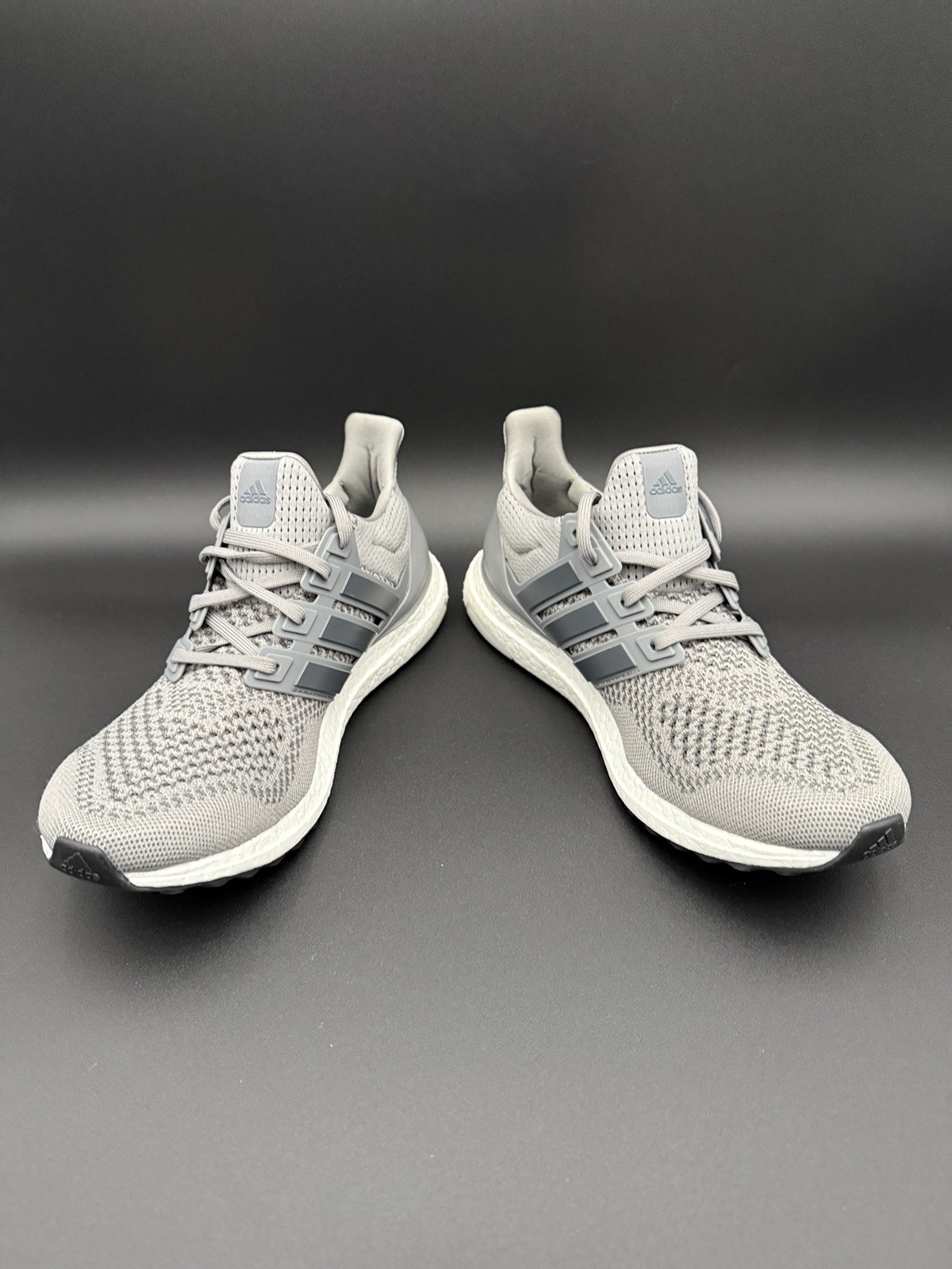 Adidas Ultraboost 1.0 Wolf Grey/White Running Shoes Mens Size HQ4200 G