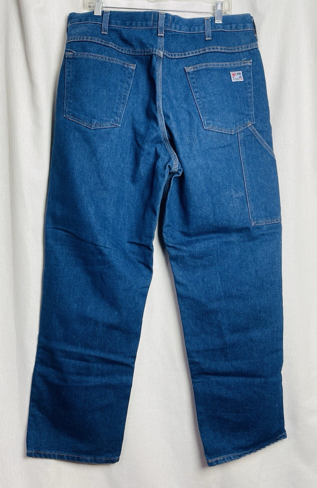 Tyndale FRMC Jeans Mens 38×32 Flame Resistant Workwear Blue Denim Pants F290T