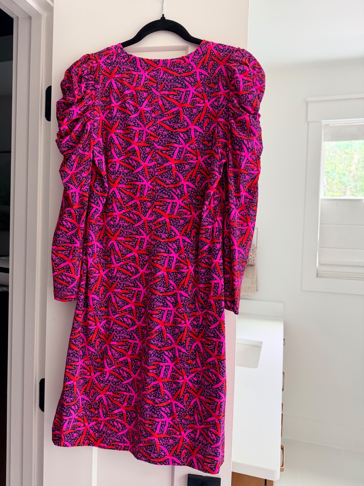 Lilly Pulitzer Steffie Dress in Passion Fruit Pink Star starfish NWt Size Small