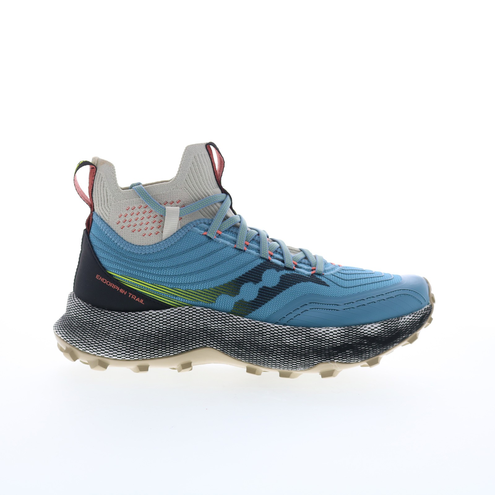 Saucony Endorphin Trail Mid S10646-06 Womens Blue Athletic Hiking Shoes