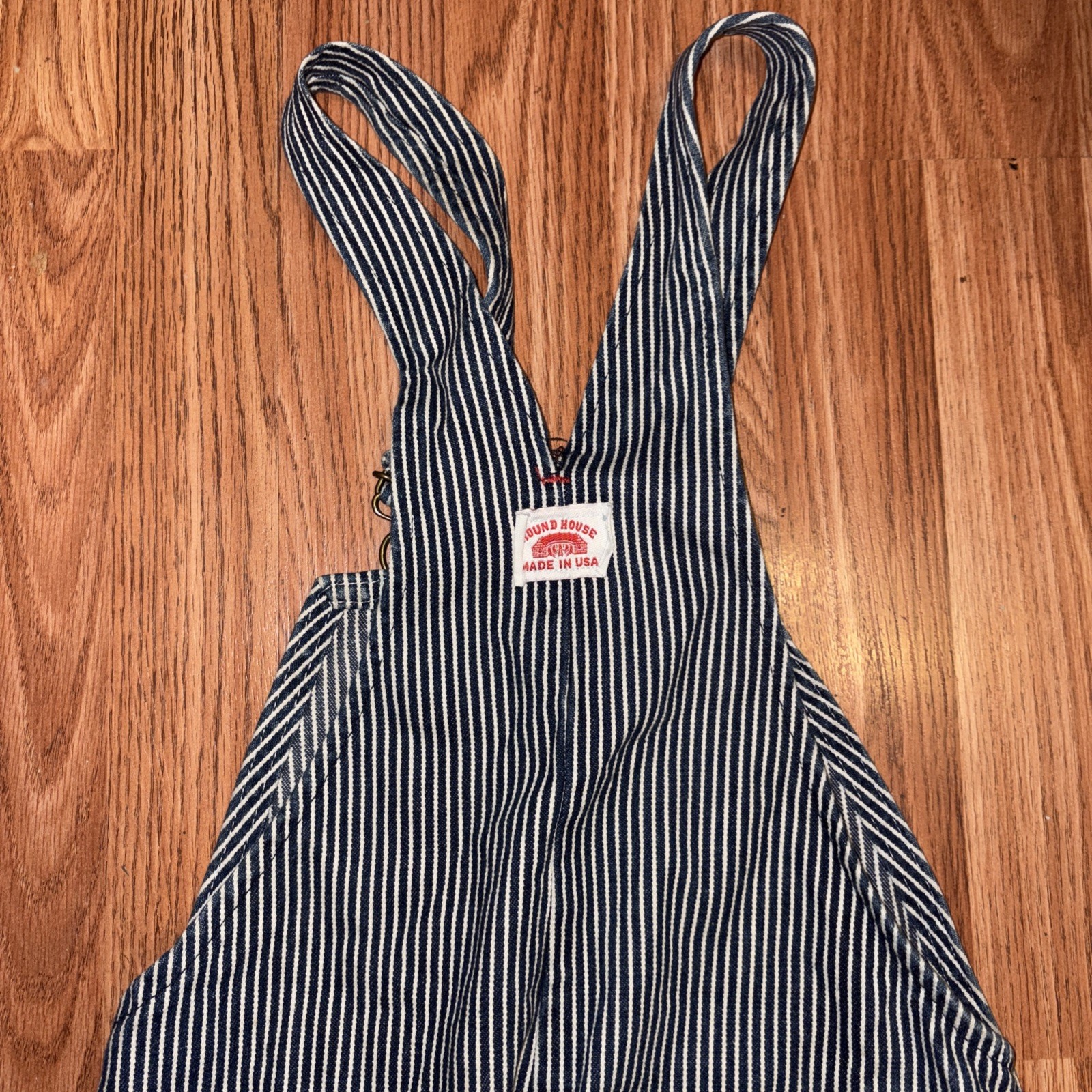 Women’s ROUND HOUSE Hickory Stripe Overalls, Small Size See Details USA