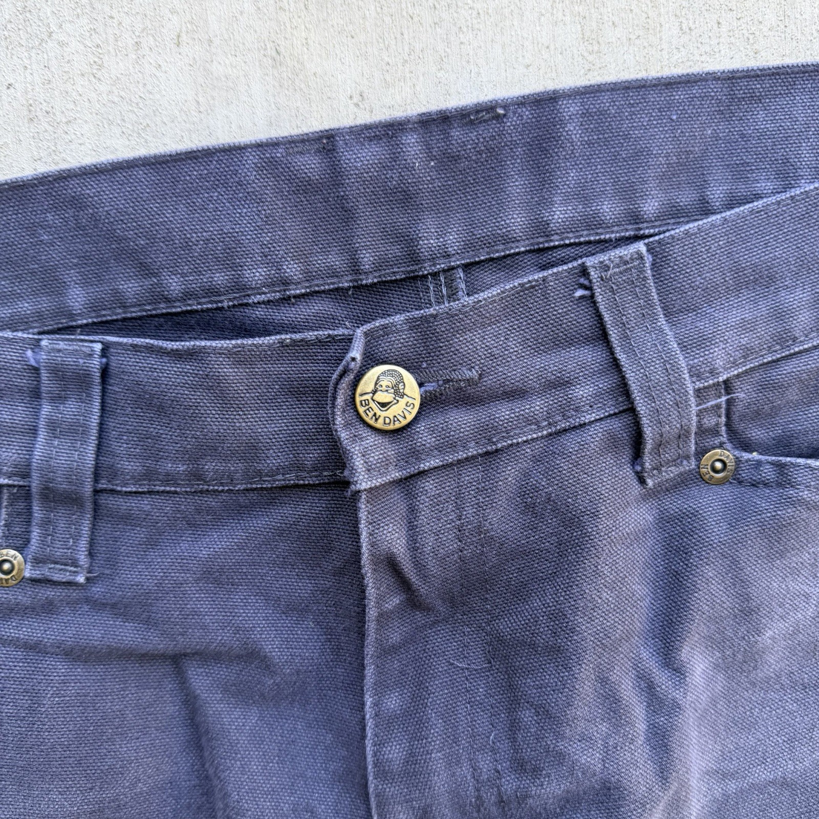 Vintage Ben Davis Double Knee Carpenter Pants 34 Baggy Y2K Workwear