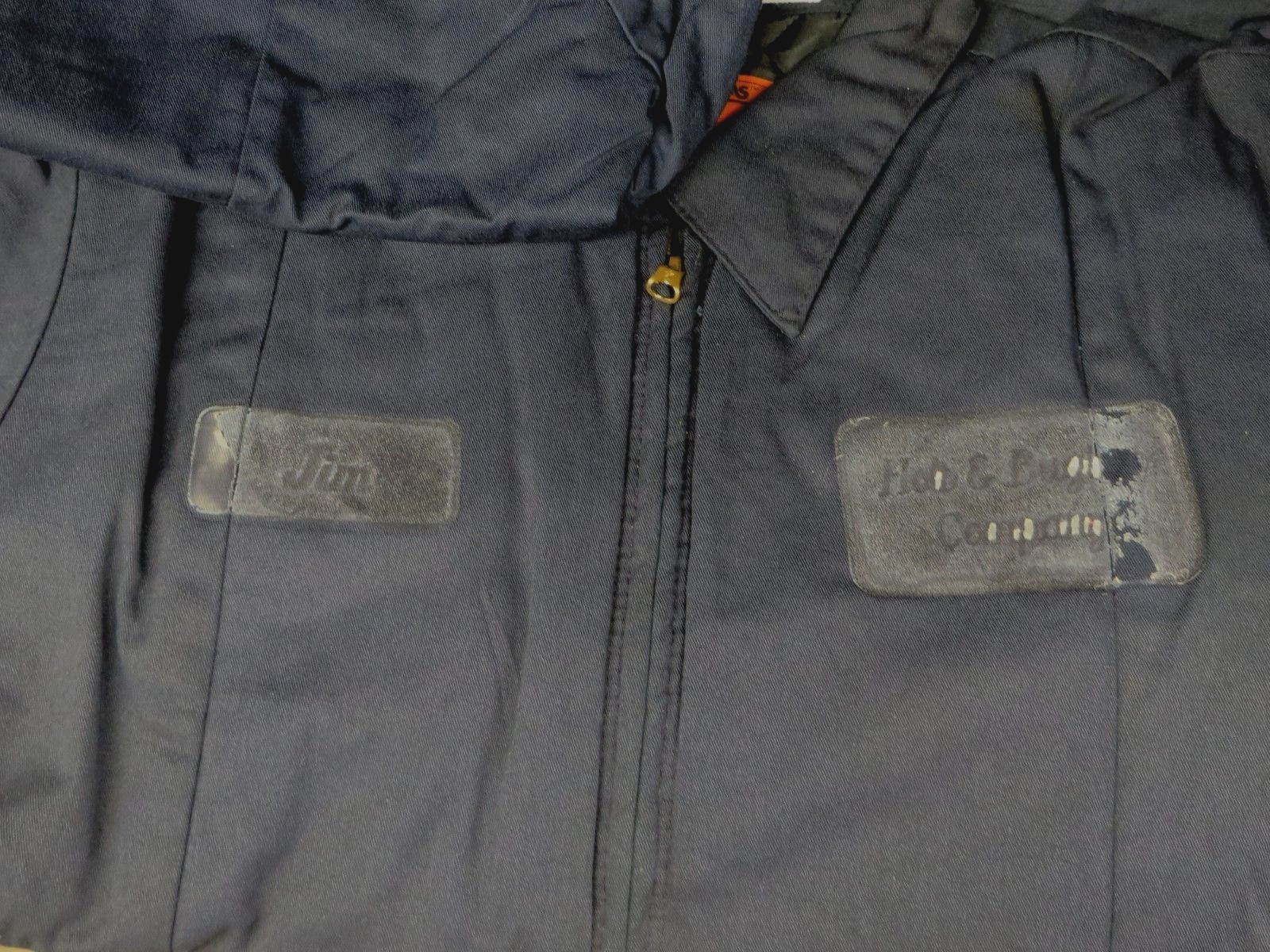 Work Jackets Used Uniform Cintas Unifirst Red Kap Insulated Lined Panel Coat