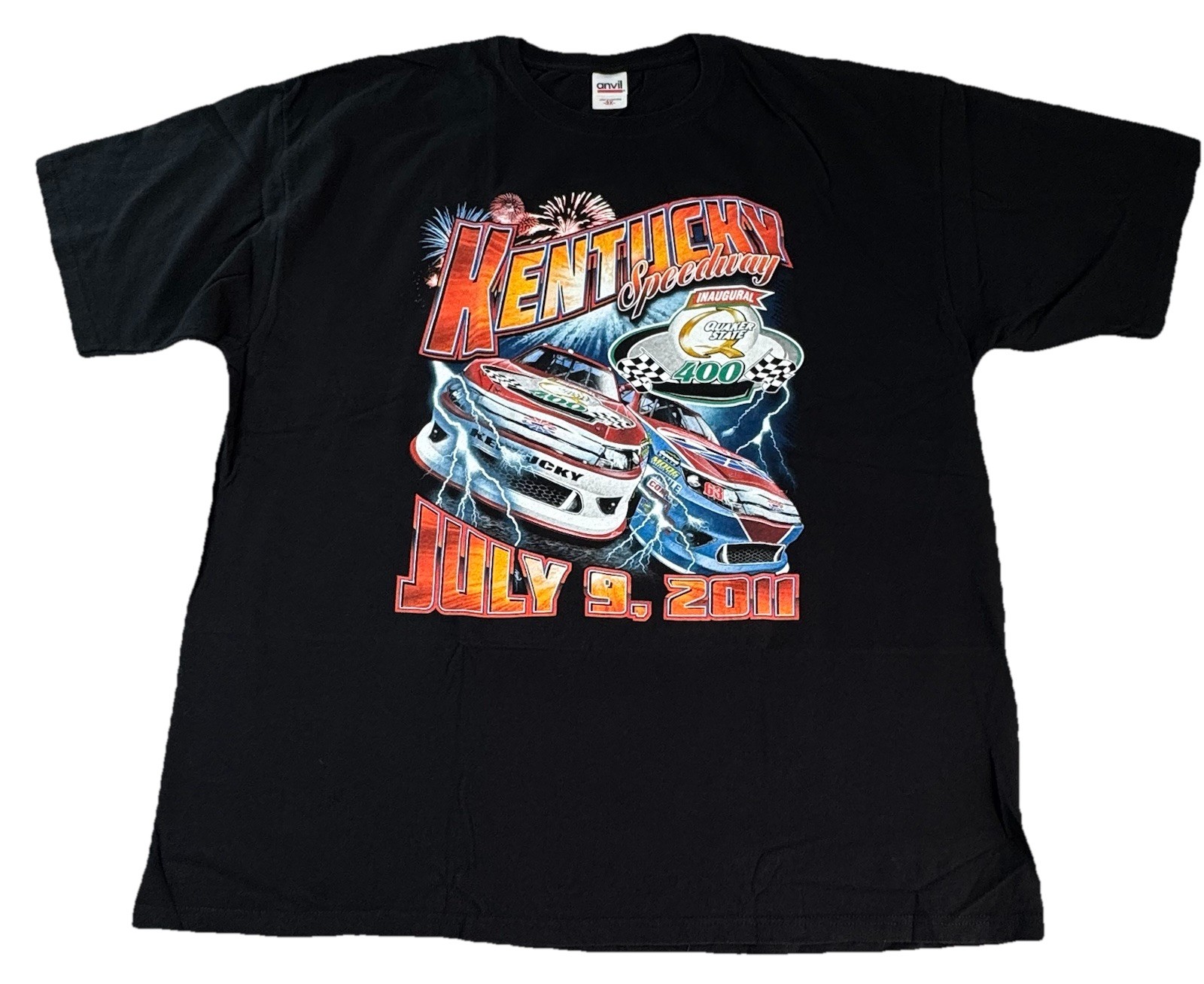 Vintage Nascar Shirt Mens 3XL Kentucky Speedway Racing Track Inaugural Race