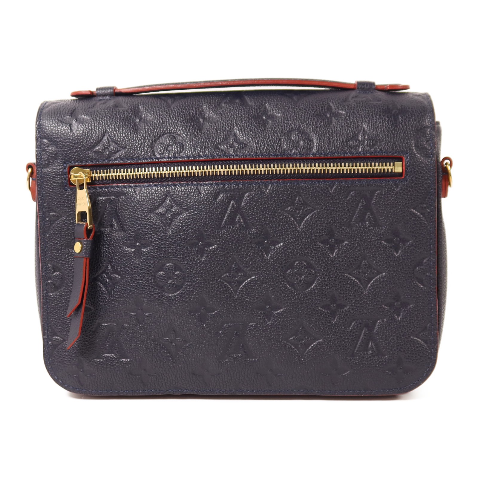 LOUIS VUITTON LV GHW Pochette Metis 2 Way Bag M44071 Monogram Empreinte Navy