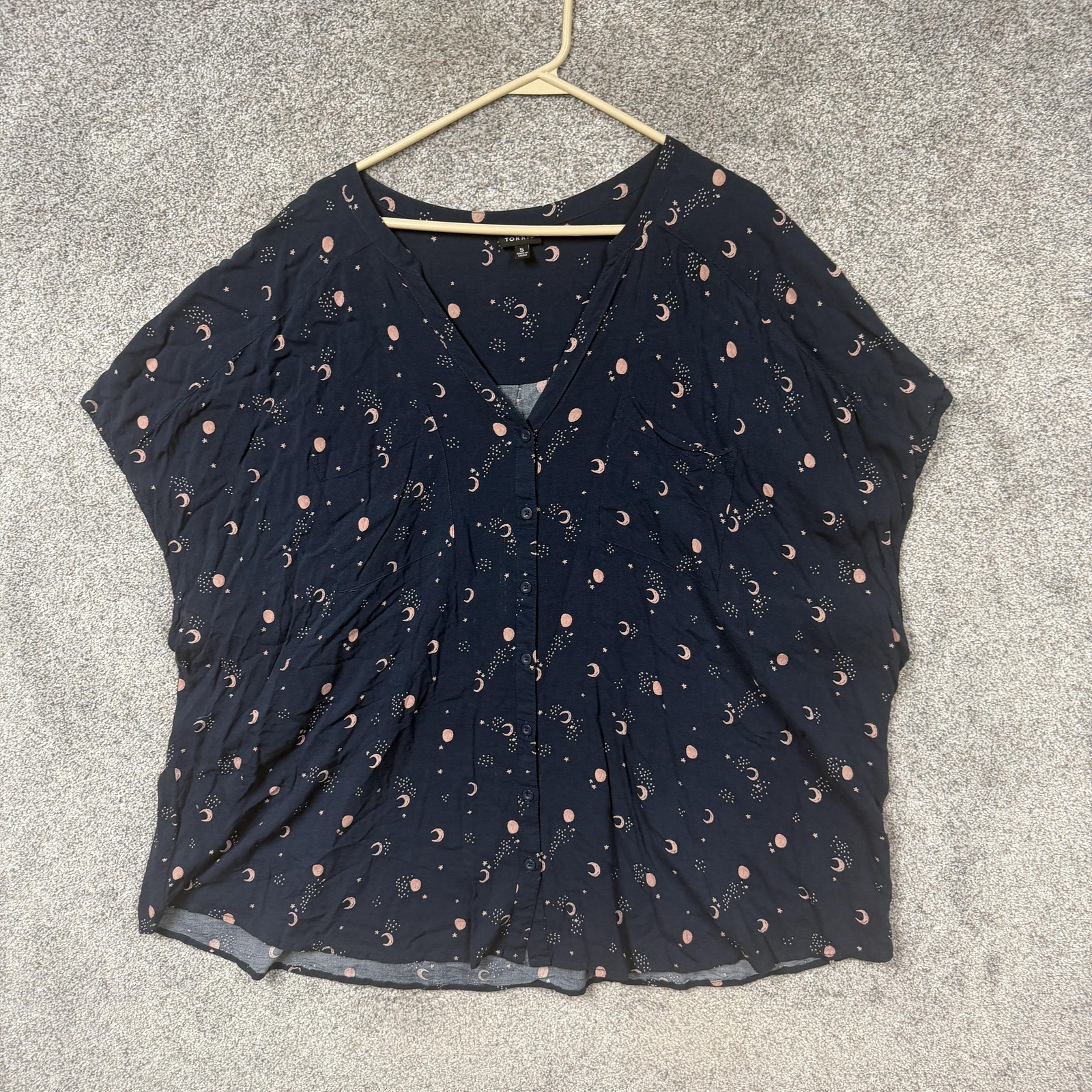 Torrid Top 5 Celestial Moon Stars Astrology Witchy Whimsigoth Festival Cosmic