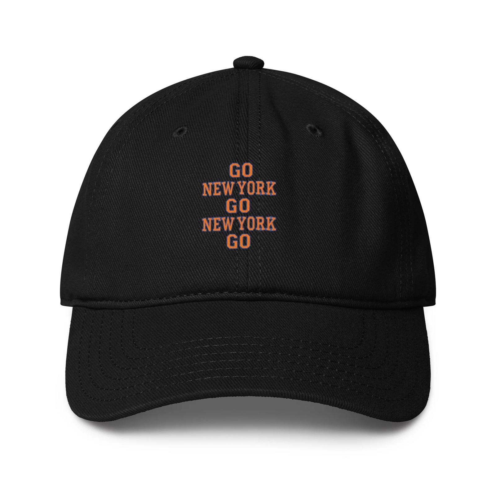 “GO NEW YORK GO NEW YORK GO” New York Knicks Inspired unisex baseball cap