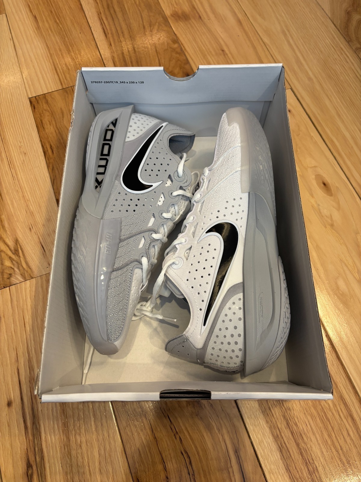 Nike G.T. Cut 3 Wolf Grey Black White IB4458 002 Men’s Size 10