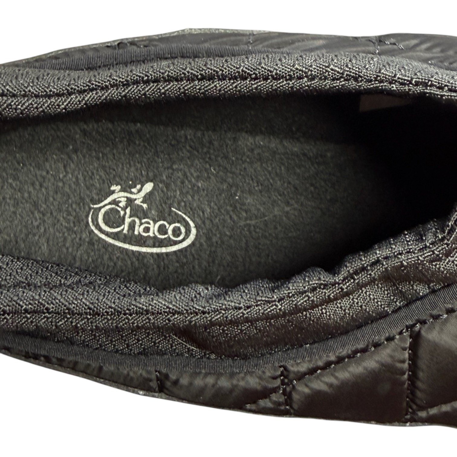 Chaco Ramble Puff Cinch Shoe Women 9.5 Black Gorpcore Quilted JCH108896 Slippers