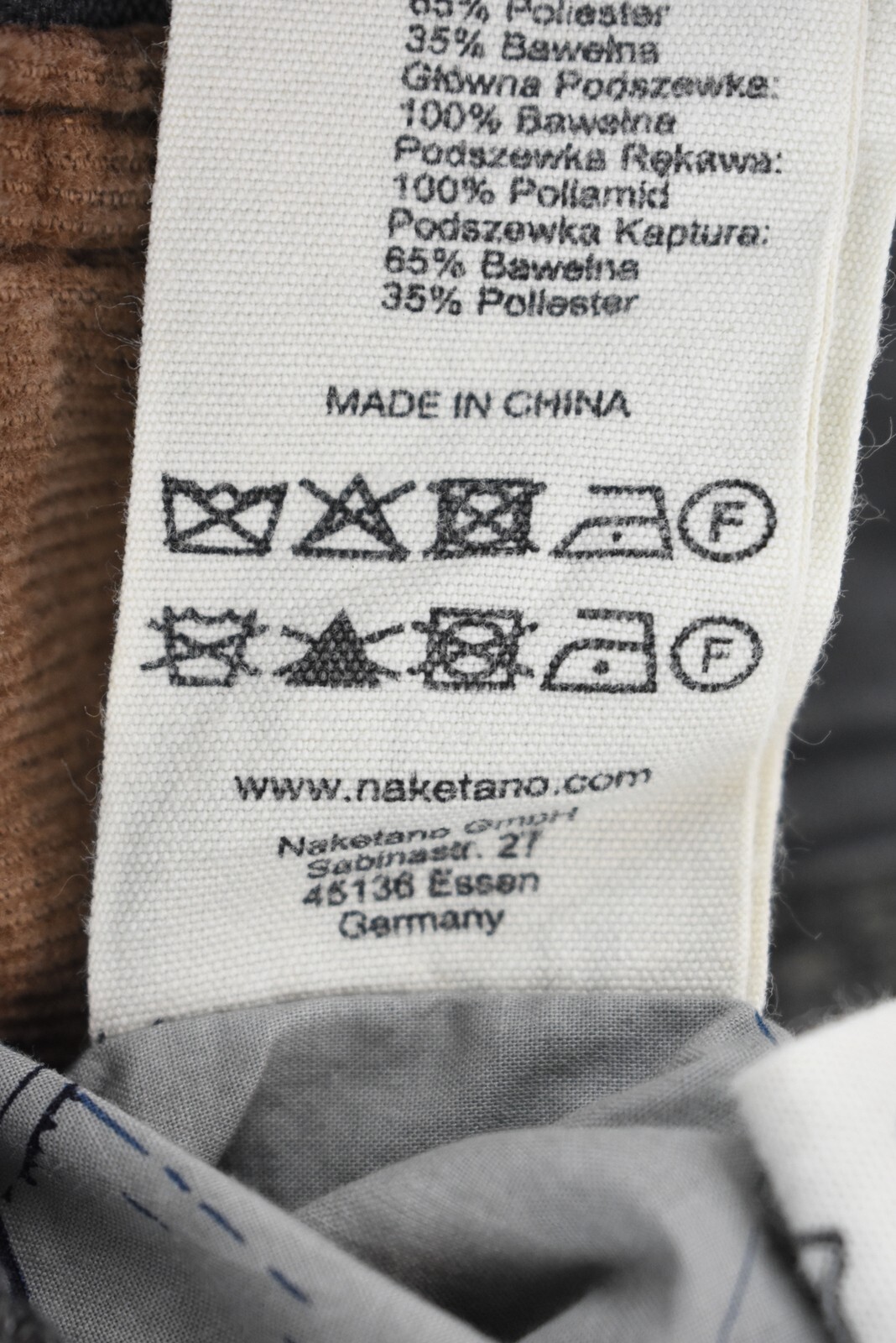 Naketano Jacket Womens Pockets SMALL Zip
