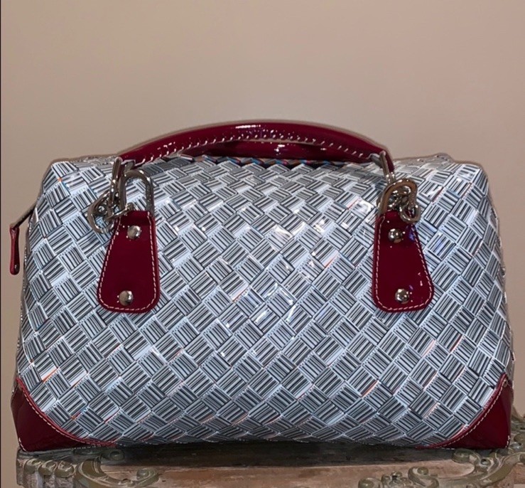 Nahui Ollin Barcode Satchel Handbag Bag Purse