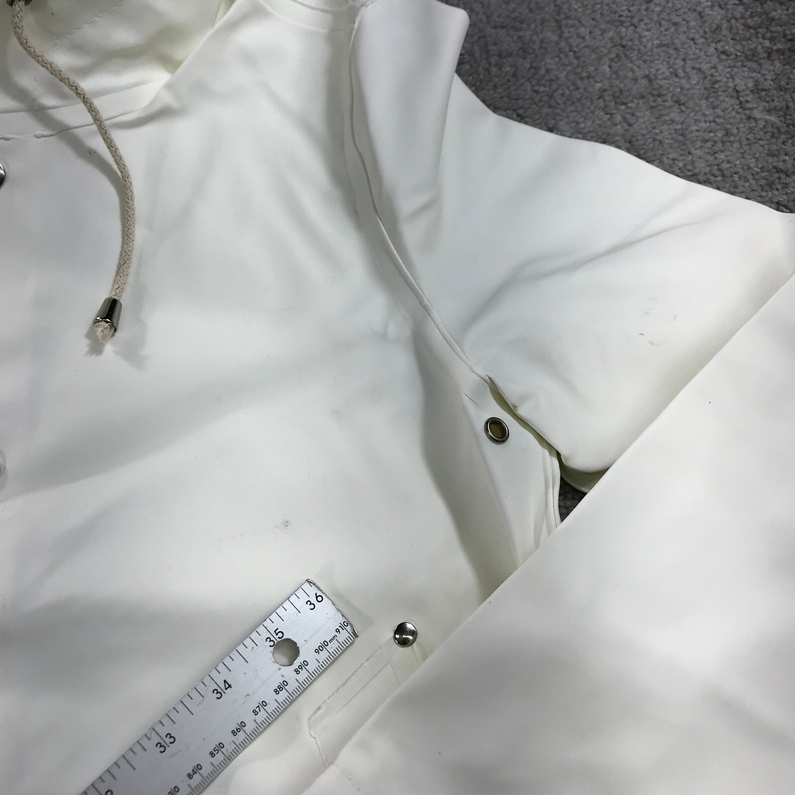 Stutterheim Stockholm Jacket Mens 3XS XXXS Hoodie Mosebacke Rain Coat B3454