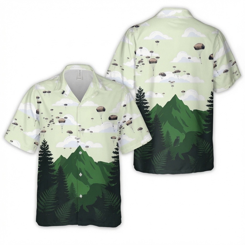 Us Army 82Nd Airborne Division Jump Into Swift Response 16 Hawaiian Shirt