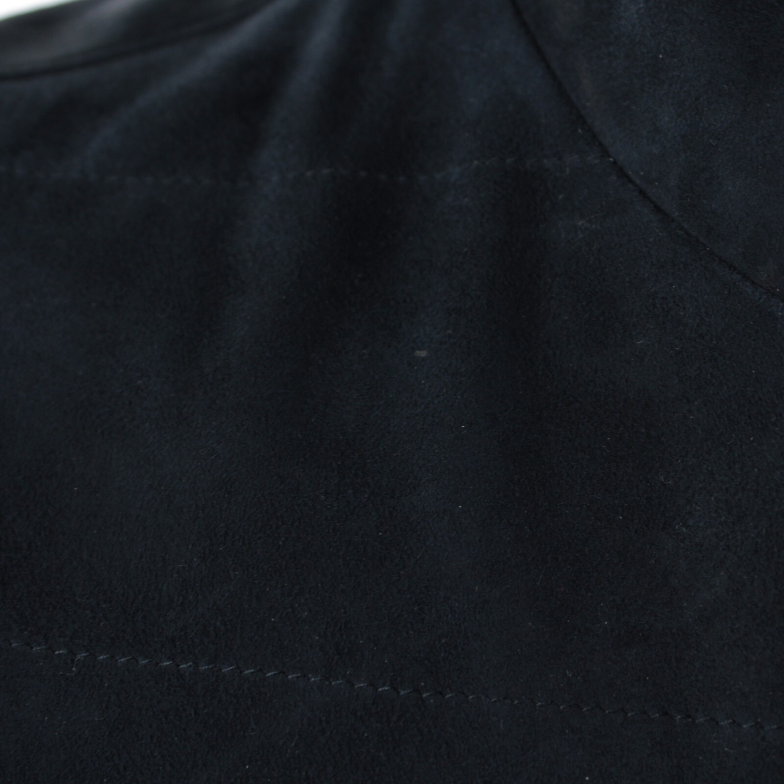 Rifugio NWD Vest / Bodywarmer Size 50 (Medium US) In Navy Blue Suede Handmade