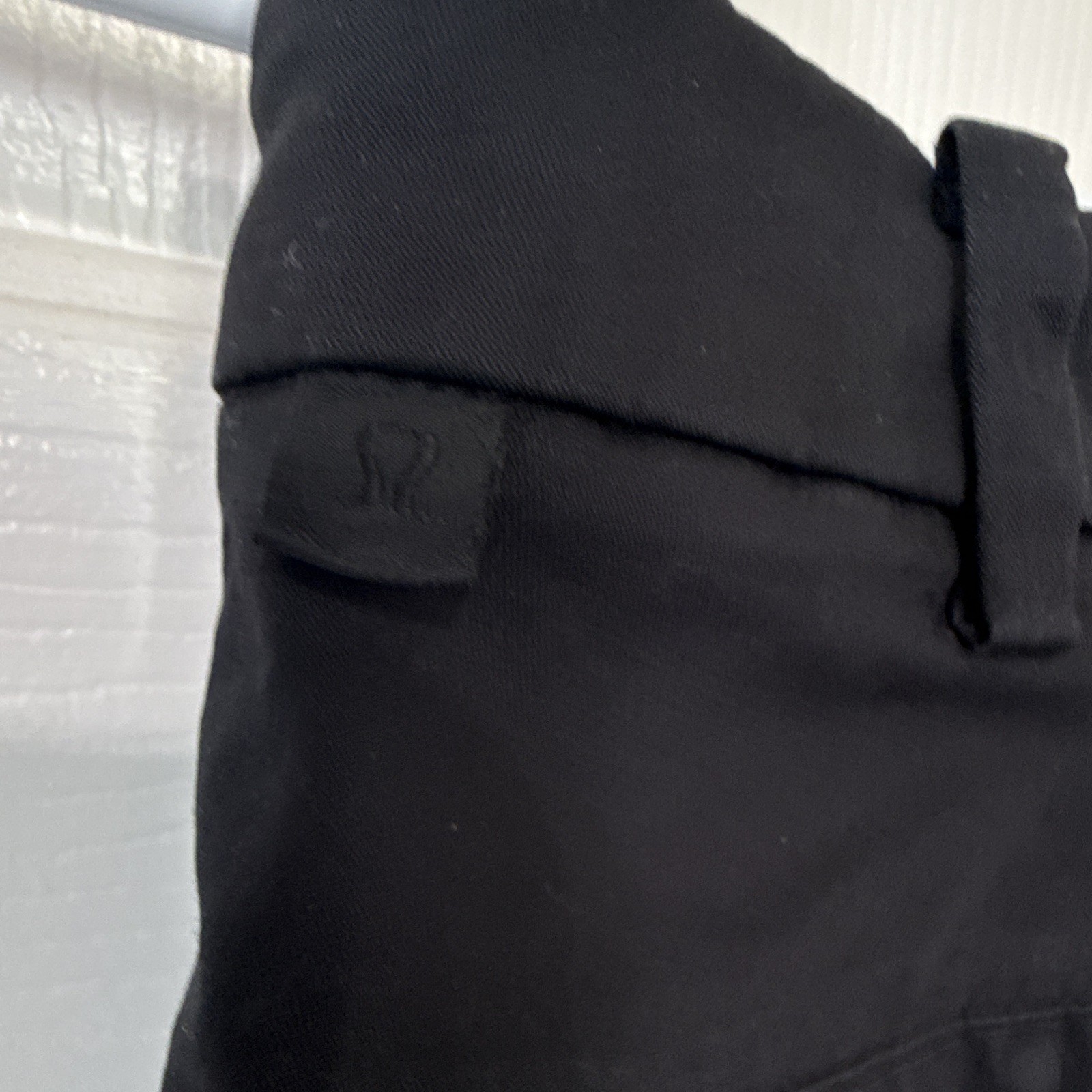 lululemon Men’s Pants Black Solid Flat Front Button Zip Closure Size 36