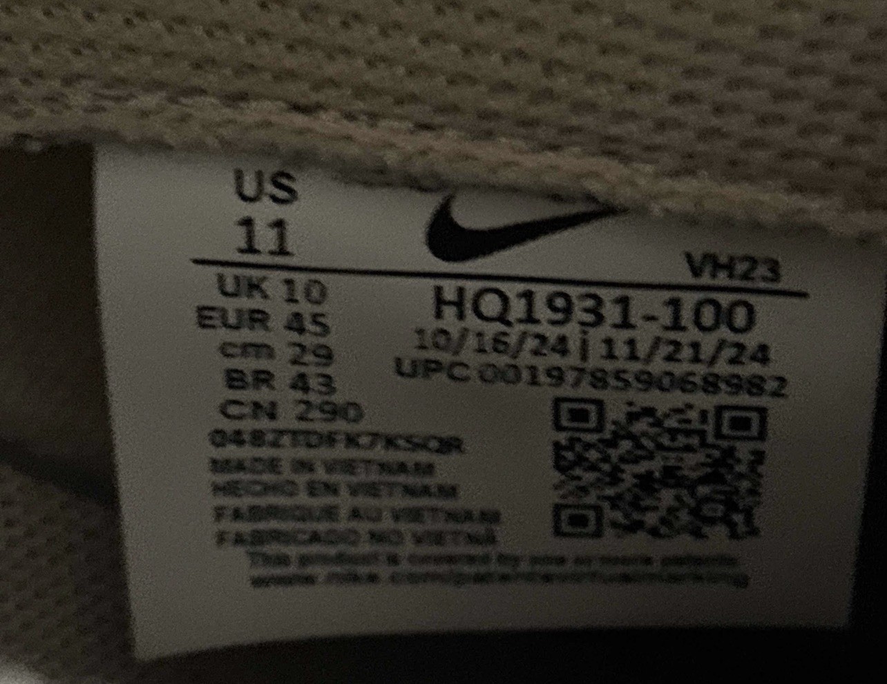 Size 11 – Nike Dunk SE Low Light Orewood Gum