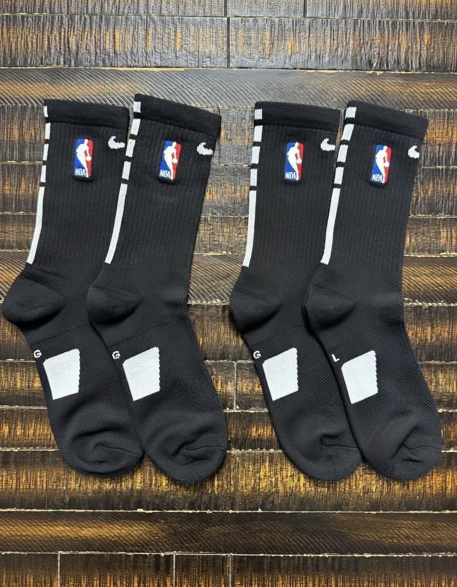 Nike NBA Elite DRI-FIT Socks 2 Pair Large
