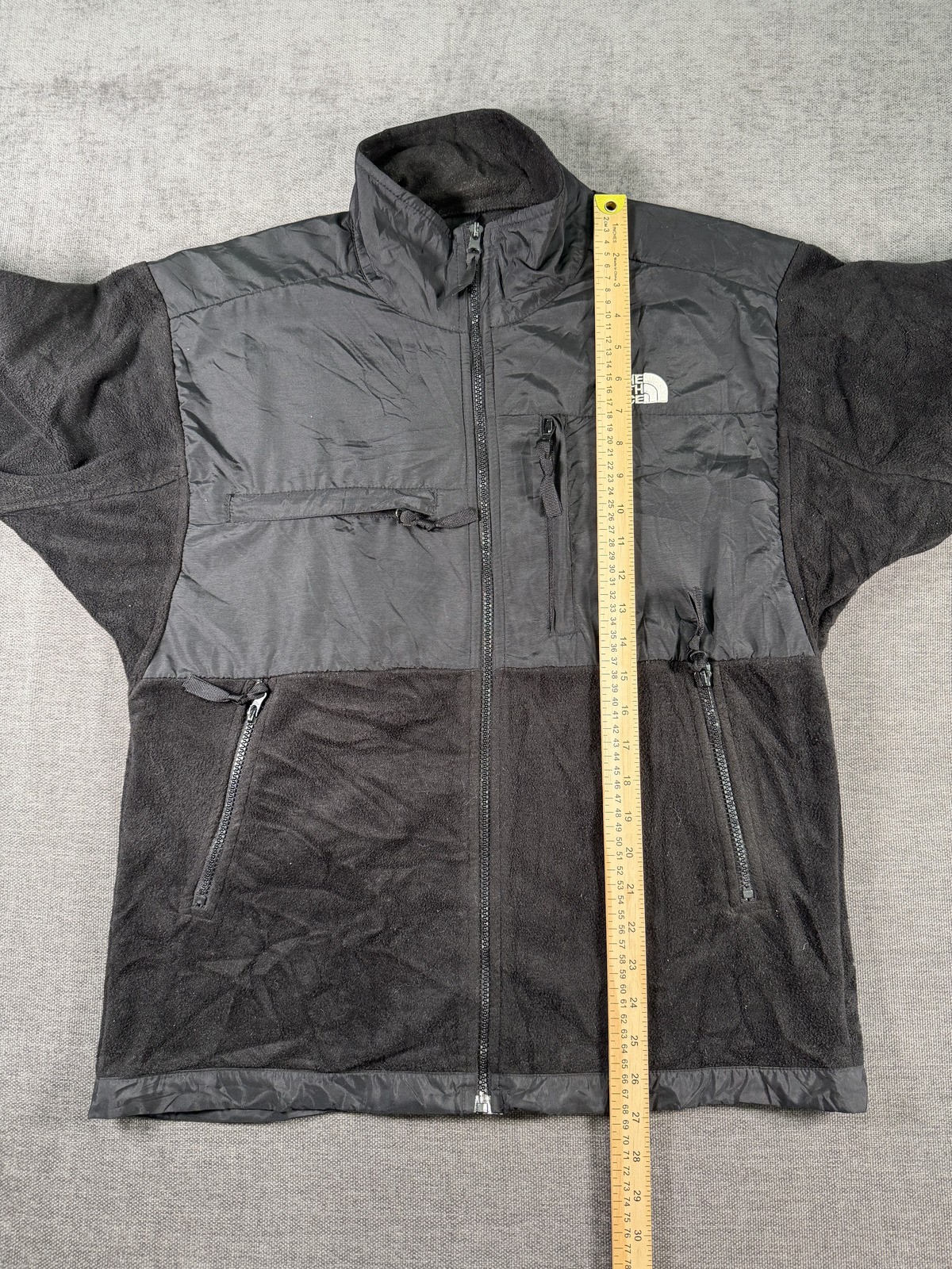 The North Face Men’s Medium Black Fleece Jacket with Nylon Panels