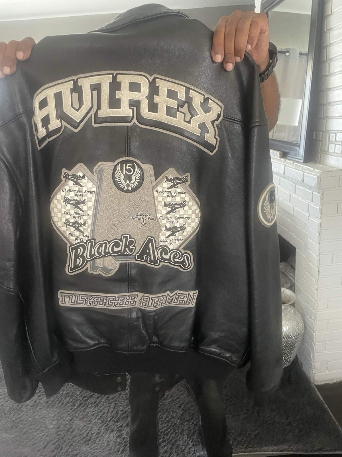 Avirex Vintage Authentic Leather Jacket 3XL