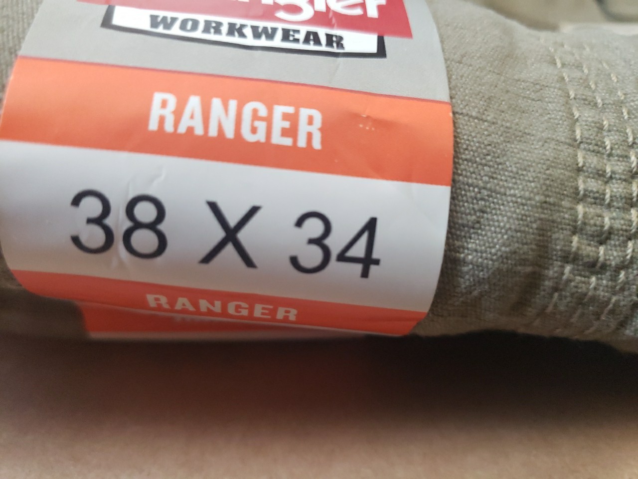 Wrangler Workwear Ranger 38X34 NEW