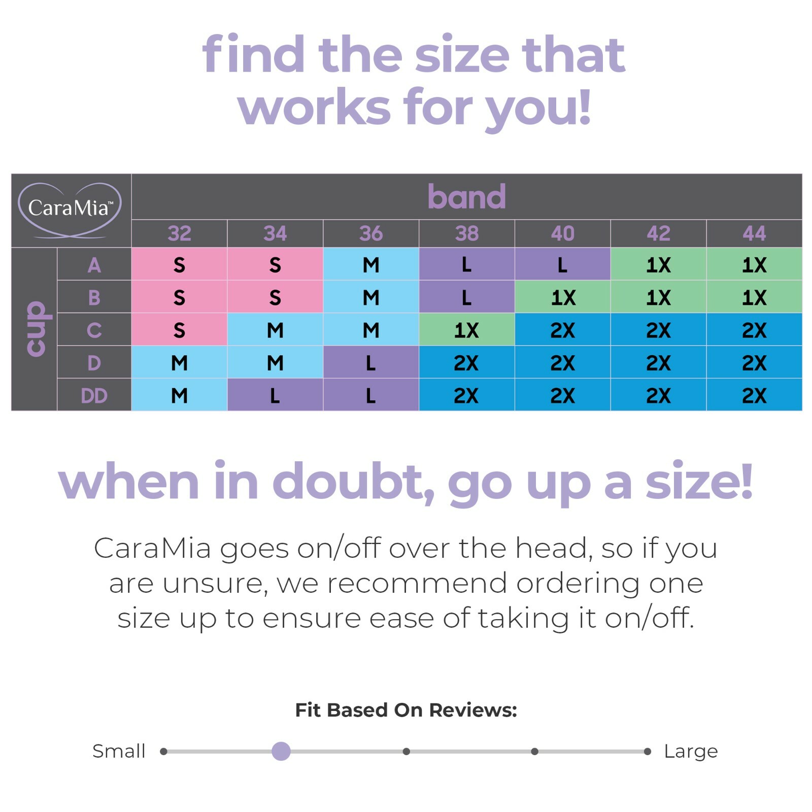 Women’s Cara Mia Bra, ™ Support Comfort Bra As Seen On TV – All Sizes Available